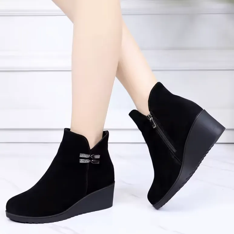 USS Shoes Oliver Women's Wedges Platform Ankle Boots