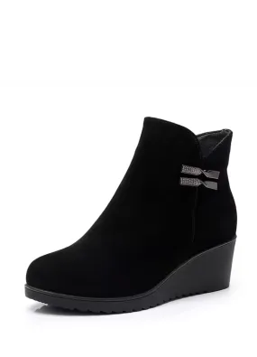 USS Shoes Oliver Women's Wedges Platform Ankle Boots