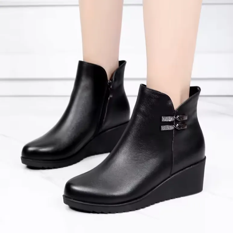 USS Shoes Oliver Women's Wedges Platform Ankle Boots