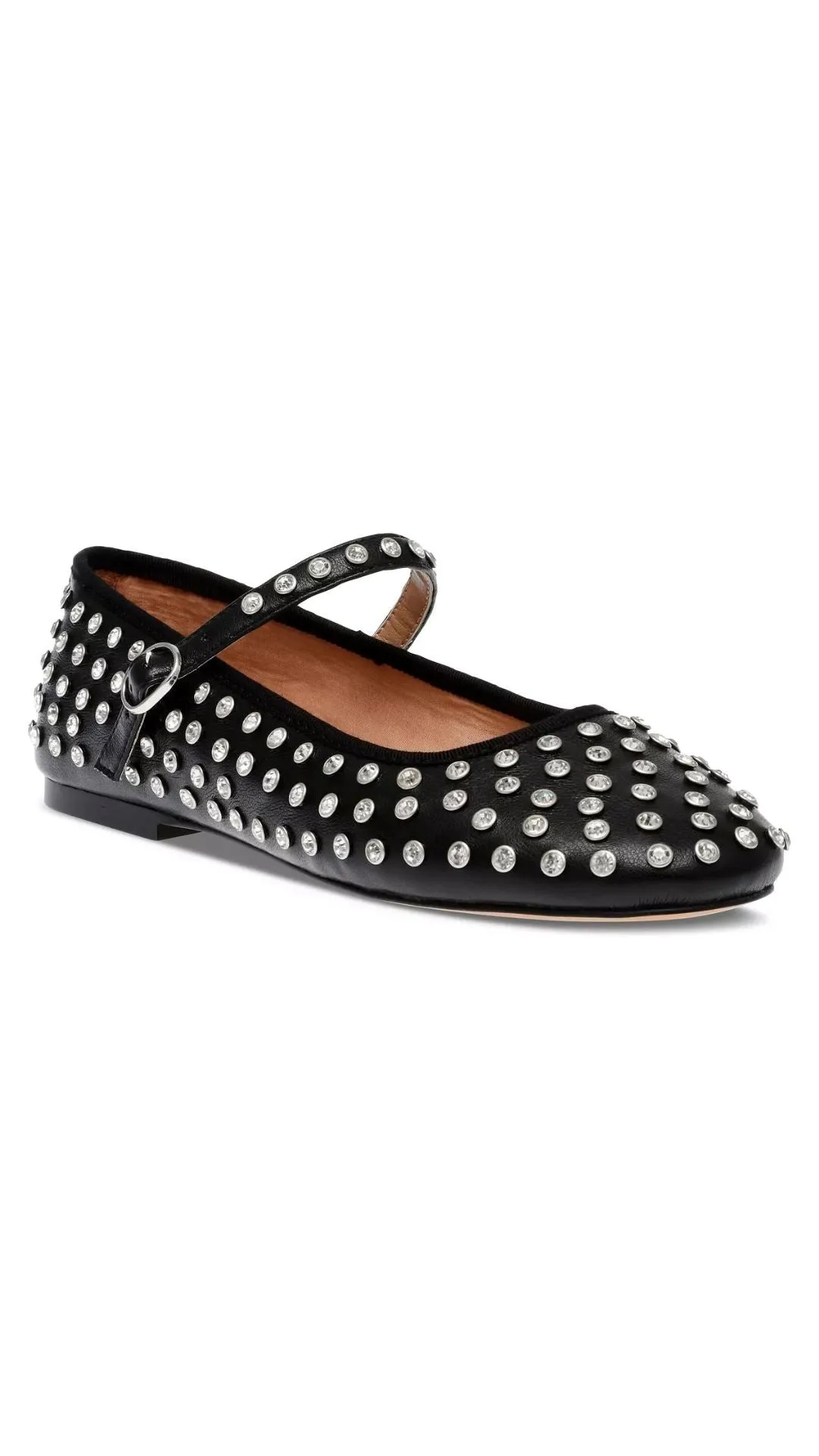 Vinetta Rhinestone Flat