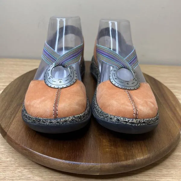 Women's Vintage Ring Elastic Band Flats 70958922S