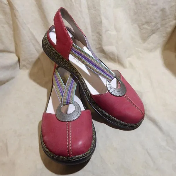 Women's Vintage Ring Elastic Band Flats 70958922S