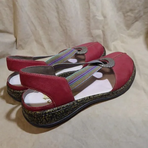 Women's Vintage Ring Elastic Band Flats 70958922S