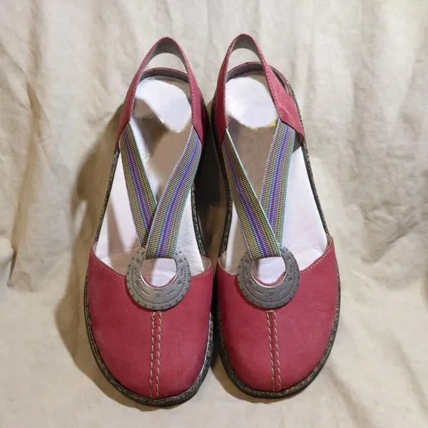 Women's Vintage Ring Elastic Band Flats 70958922S