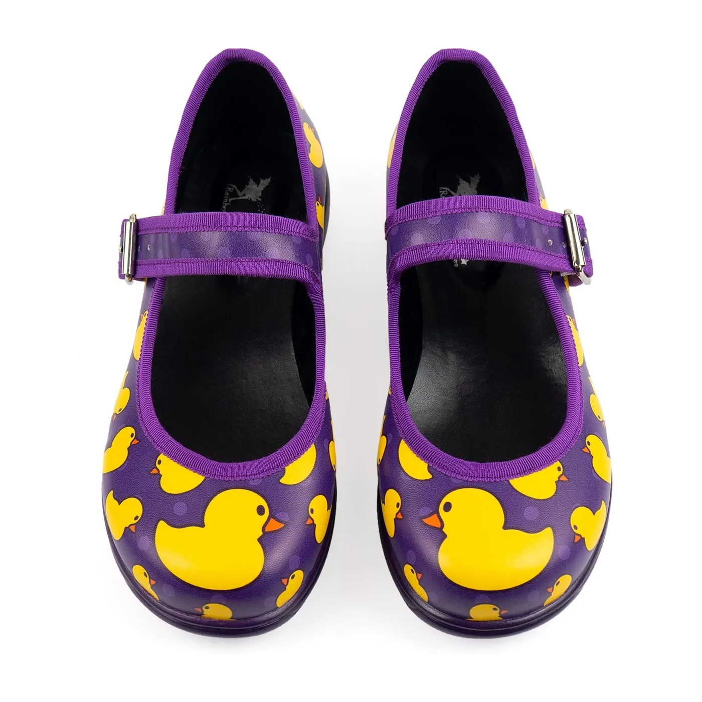 Yellow Ducky Mary Janes MJs