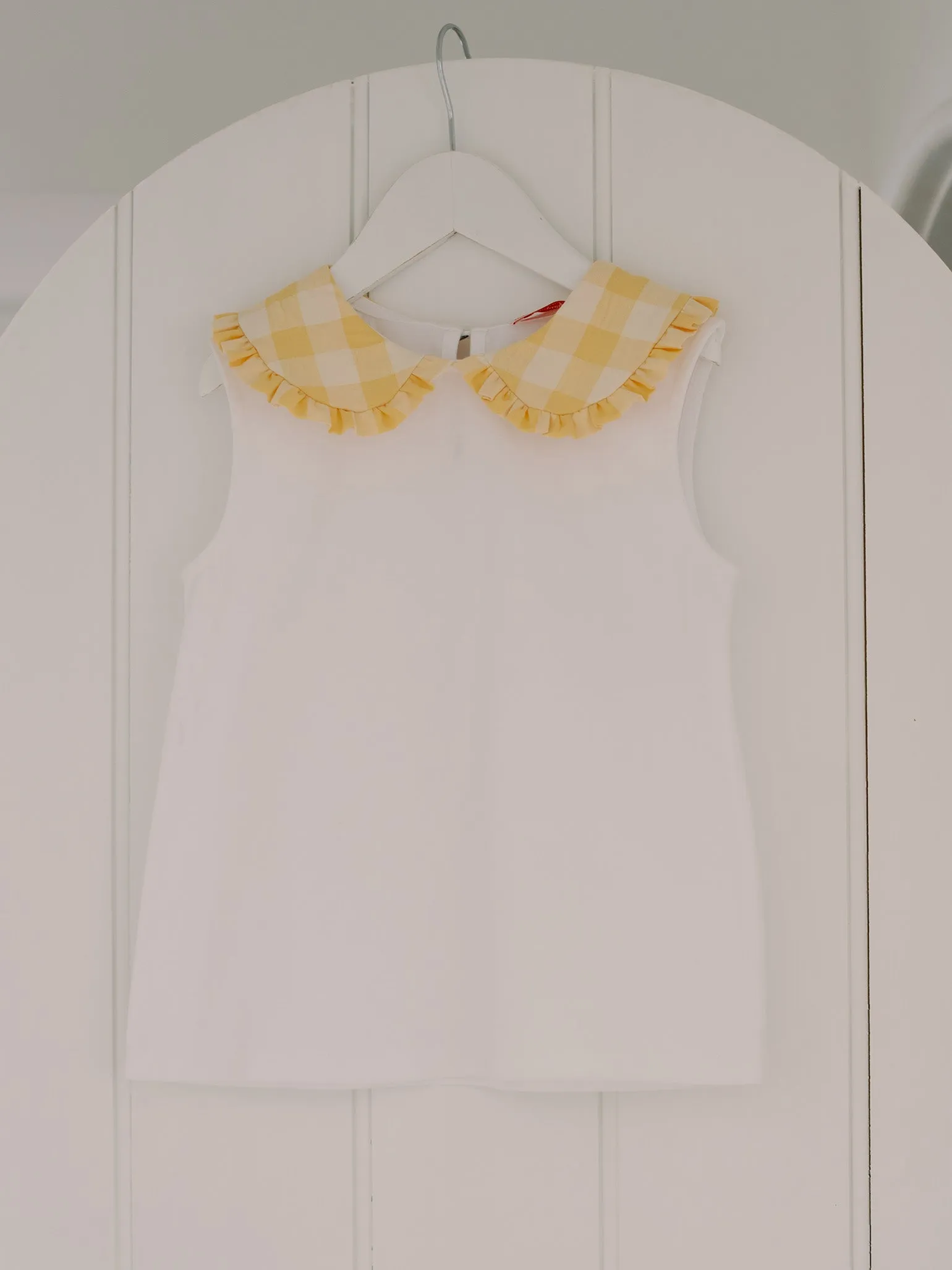 Yellow Gingham Florentina Girl Top