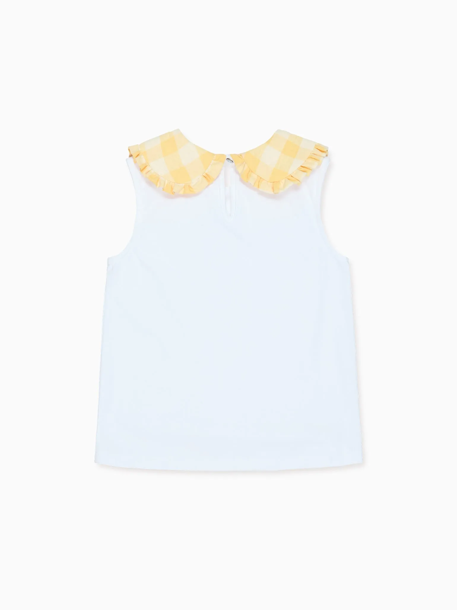 Yellow Gingham Florentina Girl Top