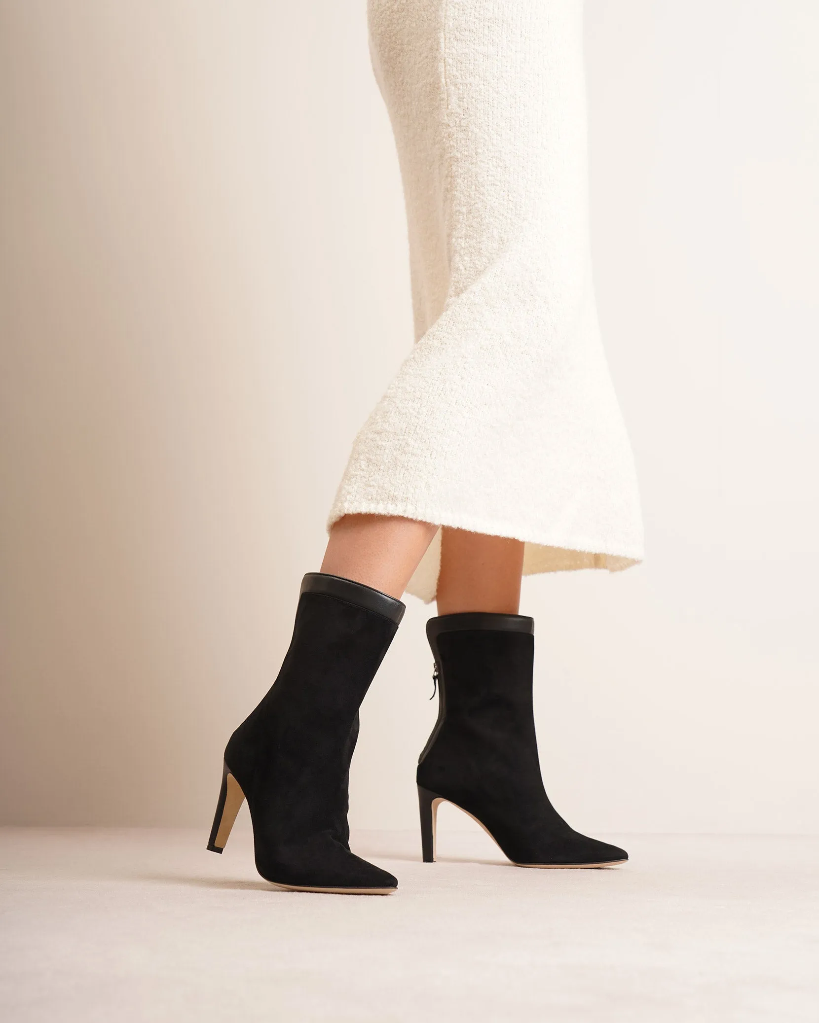 Zufapla 90 black suede boots